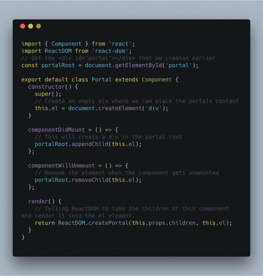 React Portals: What they are and How to use them | thedeployguy