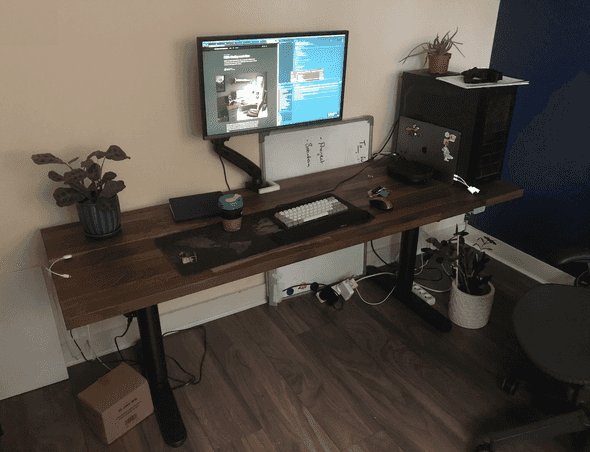 Finished Desk Sitting